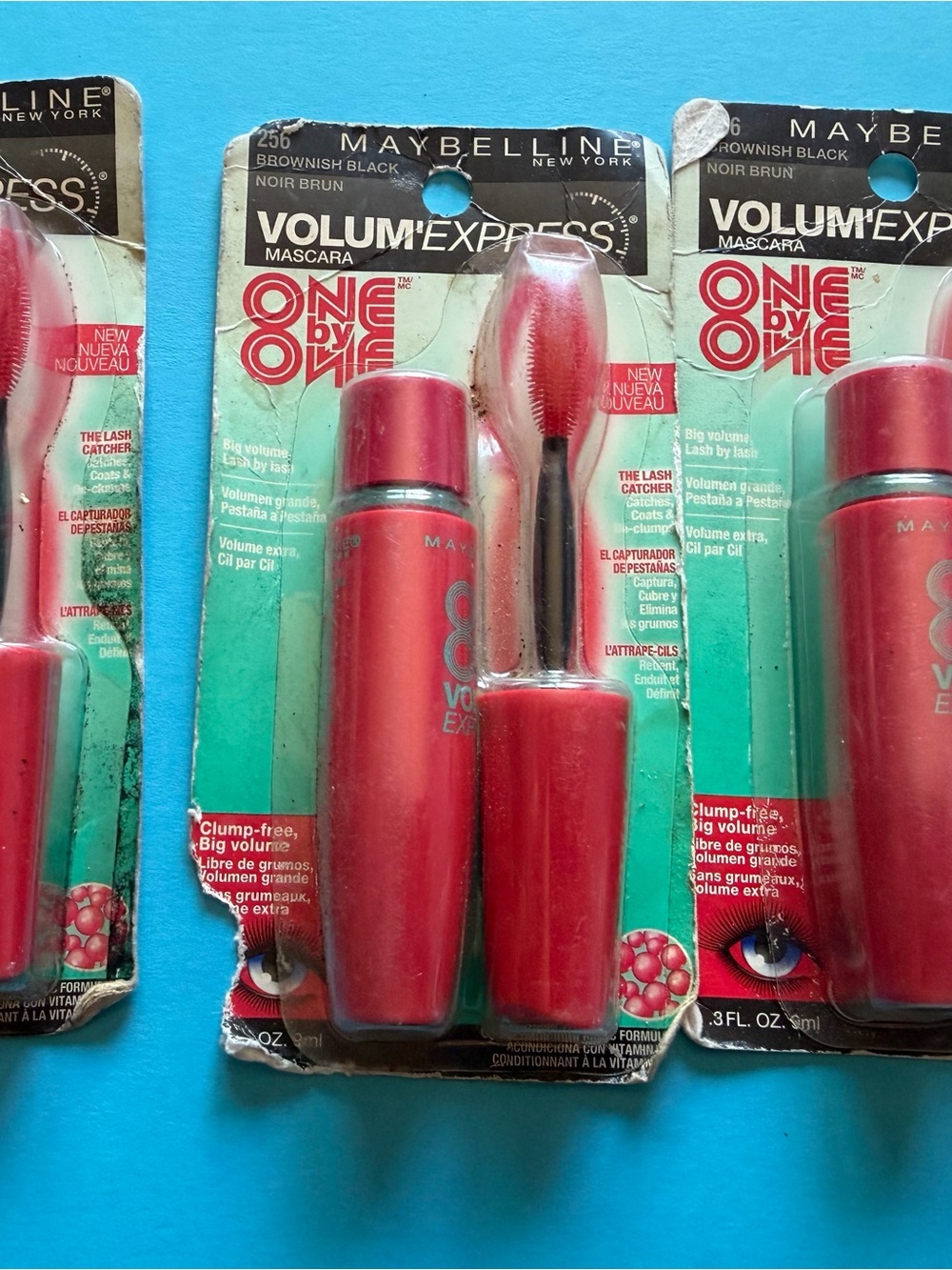 Maybelline One by One Volum' Express Mascara in Red Packaging